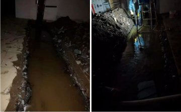 某時(shí)代廣場(chǎng)負(fù)二地下室堵漏防水工程